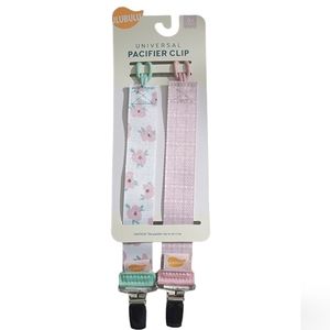Ulubulu Pacifier Clips, 2 Pack